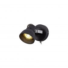 STAGE Spotlight Wall Plate Matt Grey/Polished Chrome