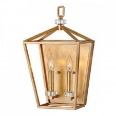 STINSON 2 Light Wall Light in Brass Finish