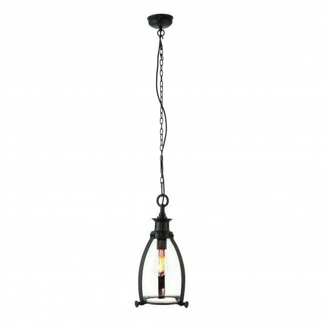 STORNI aged bronze industrial style ceiling pendant light