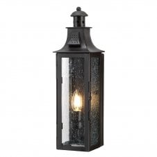 Traditional Wrought Iron Garden Wall Lantern