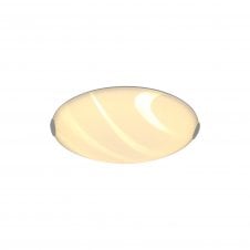 STRIATION 24W LED Ceiling Light 3000K 1404lm Polished Chrome/White with 3 year warranty