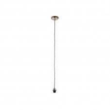 SUSPENSION Antique Brass | Black Braided Cable | Class 2 | Takes a Shade