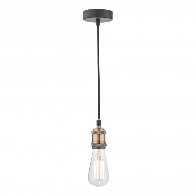 Suspension Antique Copper Matt Black