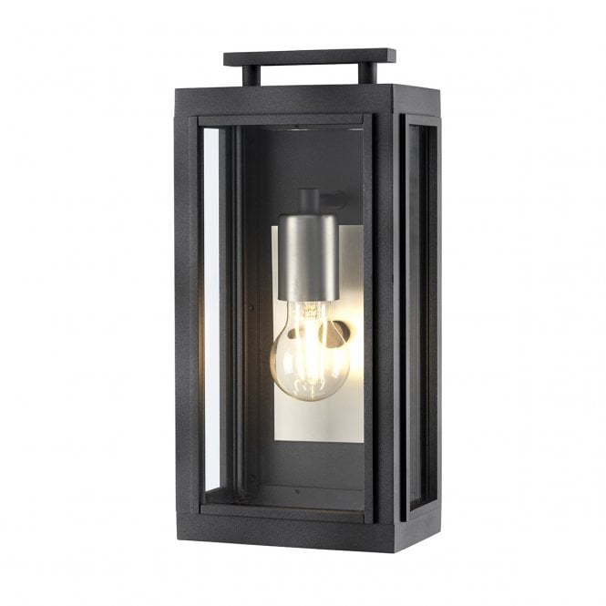 SUTCLIFFE 1 Light Wall Lantern - Aged Zinc