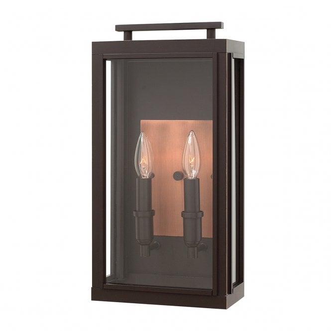 SUTCLIFFE 2 Light Wall Lantern - Oil Rubbed Bronze