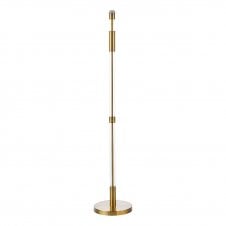 antique brass and glass floor lamp