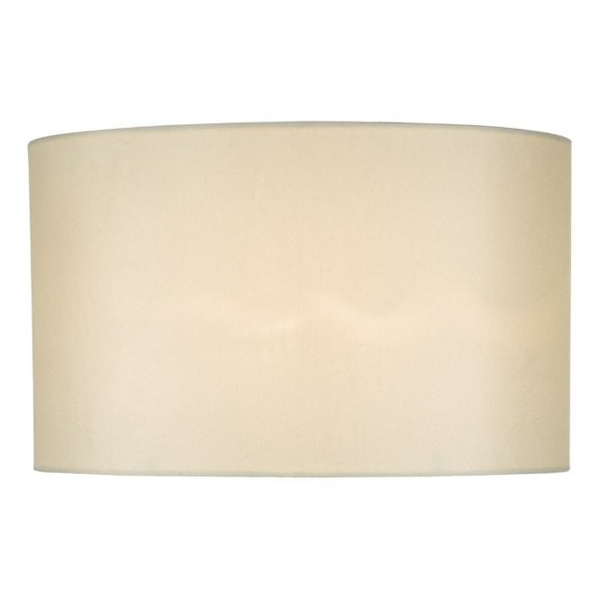 SYRACUSE 40cm Faux Silk Oval Shade in White