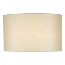 40cm Faux Silk Oval Shade in White