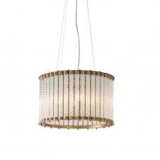 crystal and gold chandelier