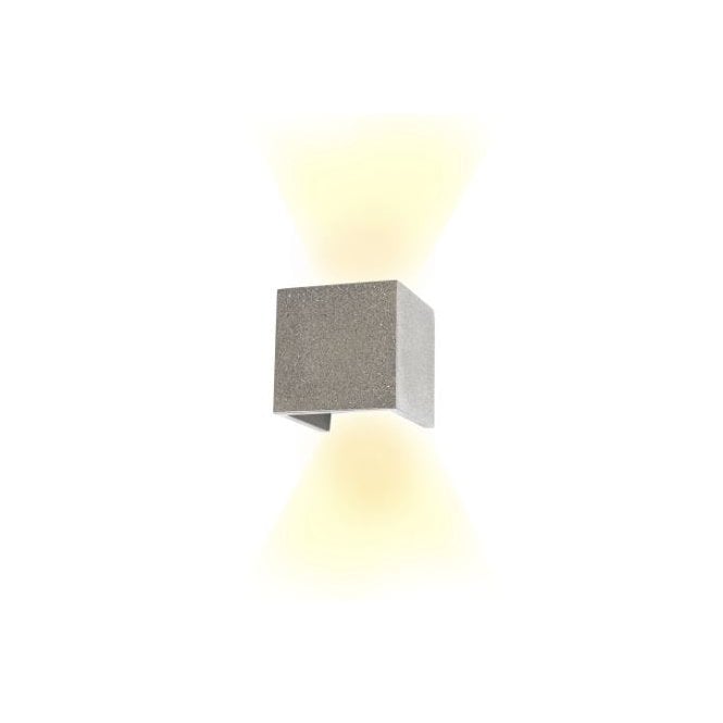 TAOS LED Outdoor Wall Light in Dark Cement Grey IP65