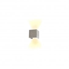 TAOS LED Outdoor Wall Light in Dark Cement Grey IP65