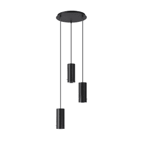 Tarn 3 Suspension Cluster Pendant in Satin Black (FRAME ONLY)