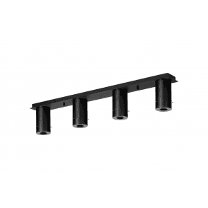 Tarn Linear Flush Ceiling Light in Satin Black (FRAME ONLY) 