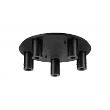 flush ceiling fitting in matt black