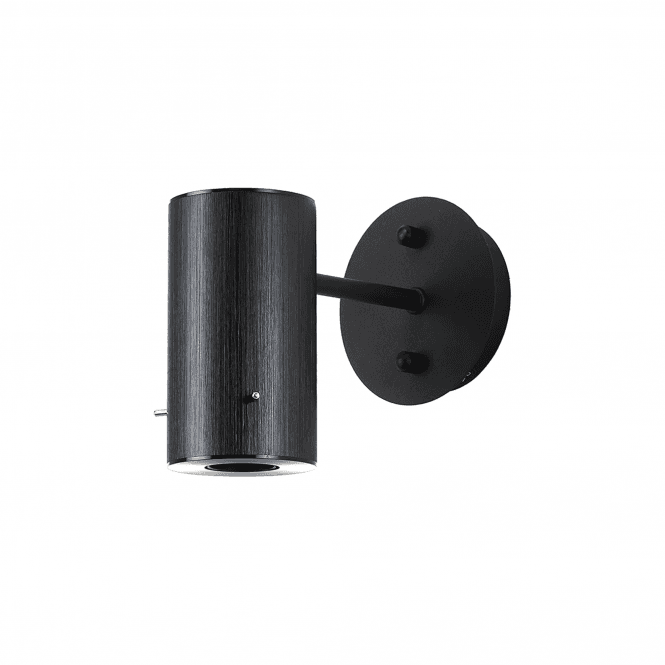 Tarn Switched Wall Light in Satin Black (FRAME ONLY)
