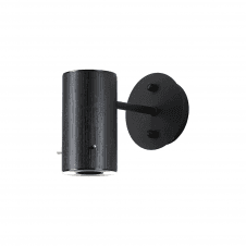 modern black wall light bracket