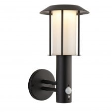 TARROW Solar Powered Wall Light | Black | Motion Sensor