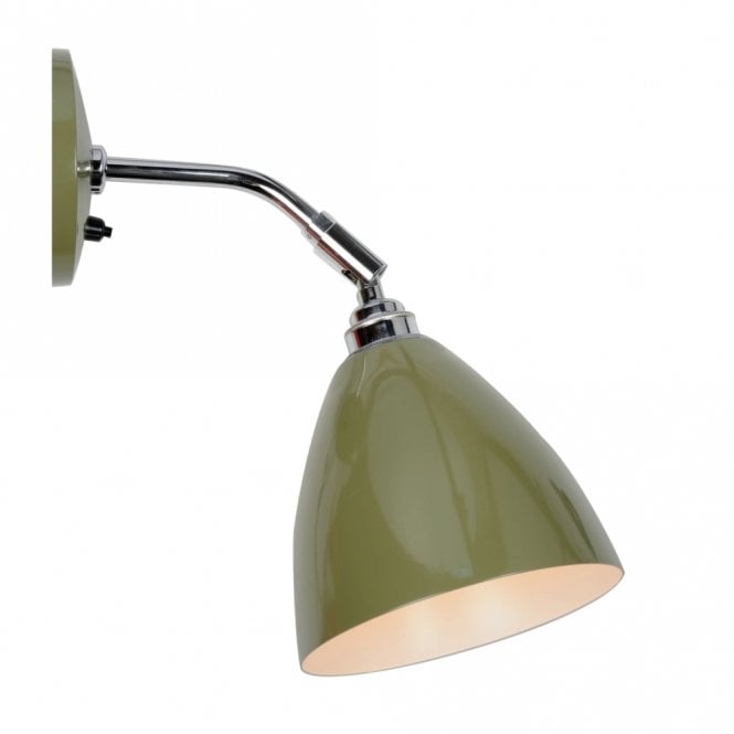 TASK Short Wall Light, Olive Green