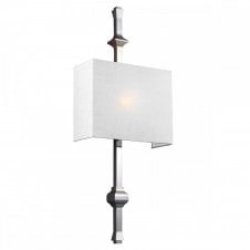 nickel wall light with shade