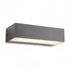 resin outdoor wall light with integrated LED