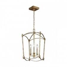 THAYER 3 Light Pendant Light in Antique Gold