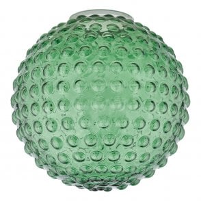 HOBNAIL Glass Shade Green 25cm