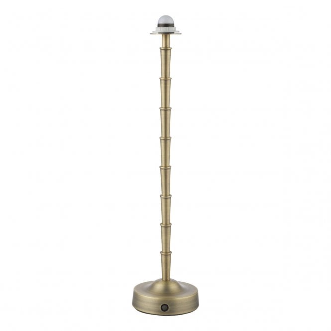 Wyman Rechargeable LED Table Lamp in Matt Antique Brass (Base Only) 45cm