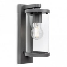 graphite outdoor wall light 