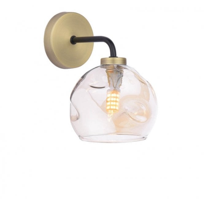  LAINEY Wall Light | Smoked Glass Shades