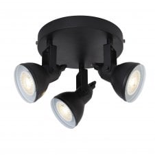 3 Light Black Spotlight | Lighting Company 