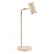 a contemporary, sleek, neutral colour desk lamp