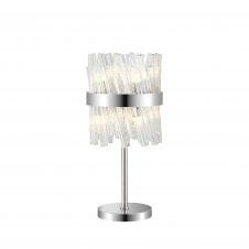 TIARA 6 Light G9 | Table Lamp | Polished Nickel and Clear Glass