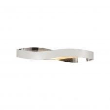 TIDE 6W LED Wall Light Decorative Sand White with Polished Chrome with 3 year warranty