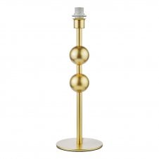 satin gold table lamp without shade
