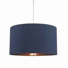 contemporary blue and copper easy fit pendant