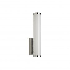 TITO small polished chrome LED tubular bathroom wall light with 3 year warranty