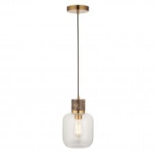 modern kitchen pendant light with marble accents