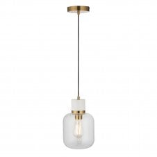 white volaskas marble pendant light for kitchens