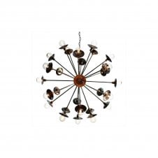 TOKYO sputnik chandelier in antique brass