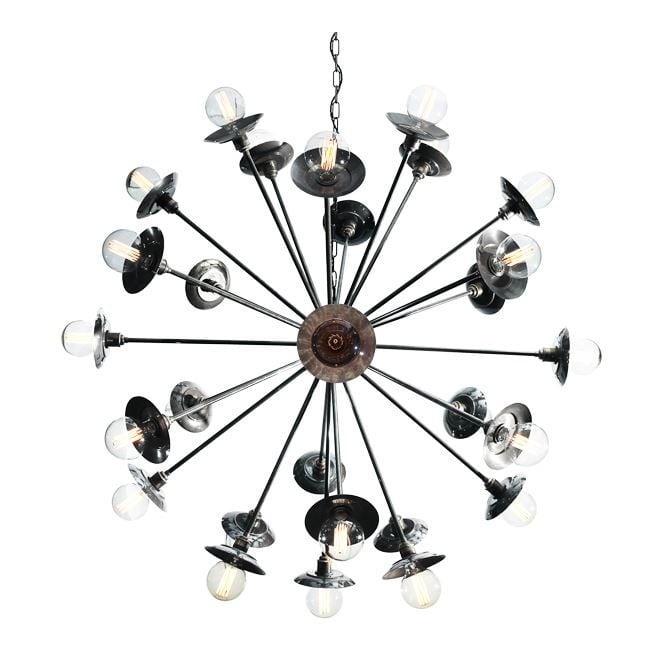 TOKYO sputnik chandelier in antique silver