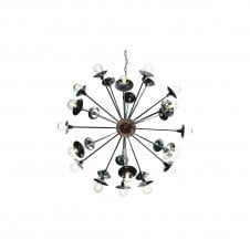 TOKYO sputnik chandelier in antique silver