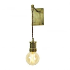Brass wall hanging light unique pendant light for walls.