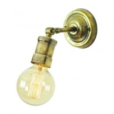Industrial Lighting solid brass steampunk style with vintage bulb