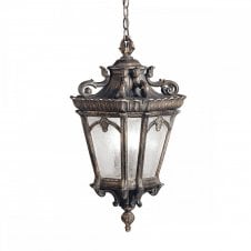 TOURNAI ornate Gothic chain hanging porch lantern (large)