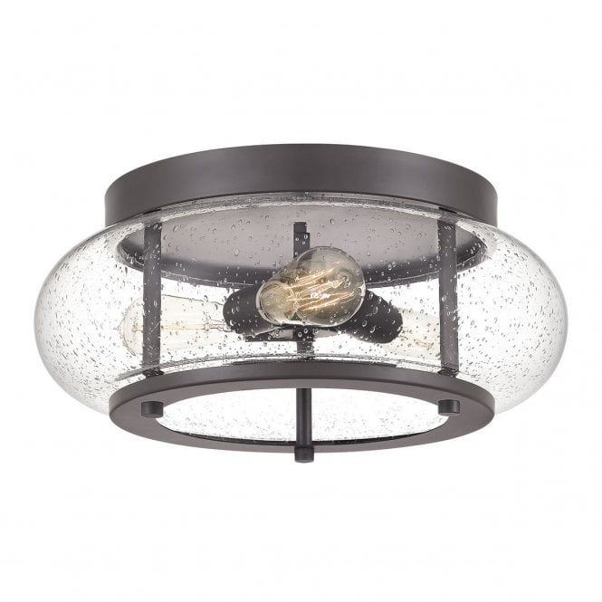 TRILOGY 3 Light Flush Mount - Old Bronze