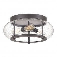 Bronze Flush Ceiling Light
