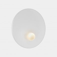 TRIP Large Single Wall Light fixture in Matte White with Opal Diffuser