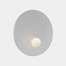 TRIP Large Single Wall Light fixture in Stone Grey with Opal Diffuser