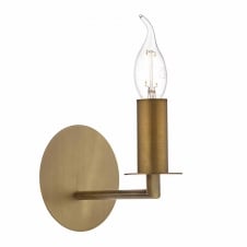 modern classic bronze single wall light