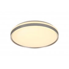 36W LED Ceiling Light 3 Step-Dimmable IP44 Silver
